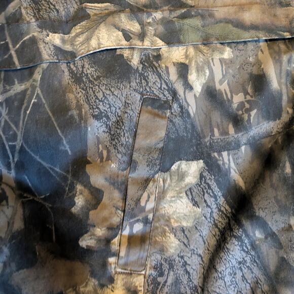 Gander Mountain Mens 2XL Jacket Hunting Mossy Oak Camo Lined Winter Coat Quilted - Picture 3 of 13